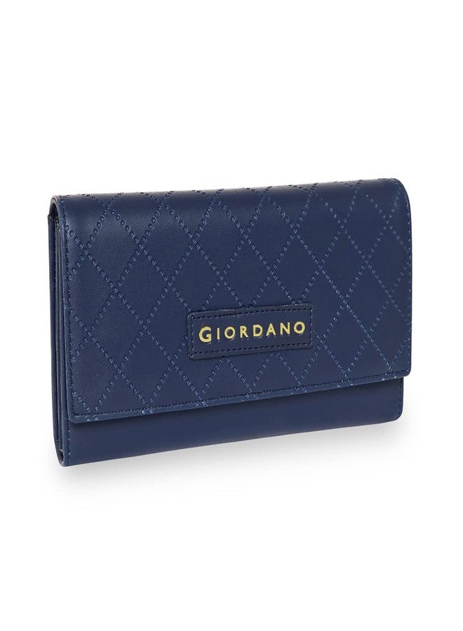Giordano Women's Blue PU Casual Wallet - Image 2